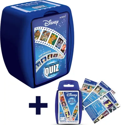 Produktbild von Top Trumps Bundle Quiz Disney Classic Ratespiel Wissensspiel + Quartett Spiel