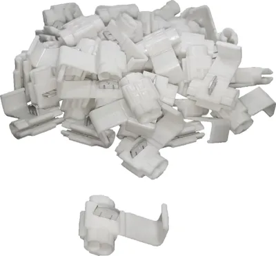 Produktbild von baytronic 50x Schnellverbinder / Spannungsdieb weiß