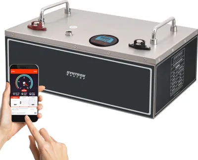 Produktbild von Syntrox Energy LiFePO4 Batterie 200Ah 12V Frostsicher mit BMS Bluetooth