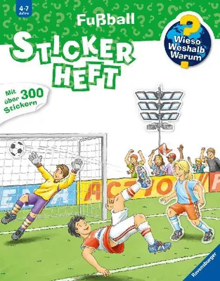 Produktbild von Wieso? Weshalb? Warum? Stickerheft: Fußball