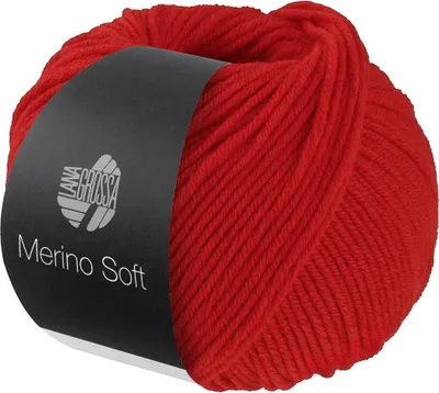 Produktbild von Lana Grossa - Merino Soft 0011 leuchtendrot
