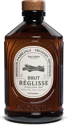Produktbild von Bacanha Sirop Brut de Réglisse 400ml – -Lakritzsirup mit -Rohrzucker