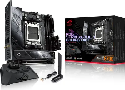 Immagine prodotto di ASUS ROG STRIX X670E-I GAMING WIFI       (AMD,AM5,DDR5,mITX)