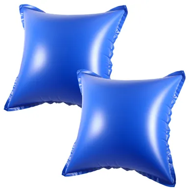 Image de Jopassy 2pcs Pool Coussin d'hiver pour piscine 122 x 122 x 60 cm, Coussin d'air pour piscine, coussin, coussin d'hiver pour bâche de couverture de piscine hivernage