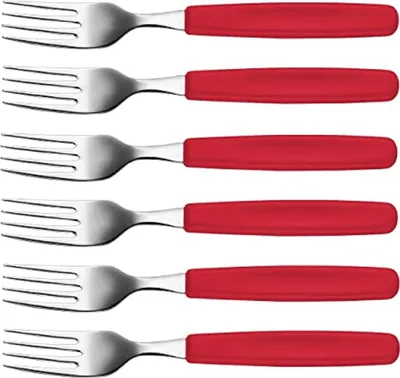 Produktbild von Victorinox | Limited Edition Tafelgabel Set | Edelstahl | Rot | langlebig und stilvoll | ideal für besondere Anlässe und den täglichen Gebrauch