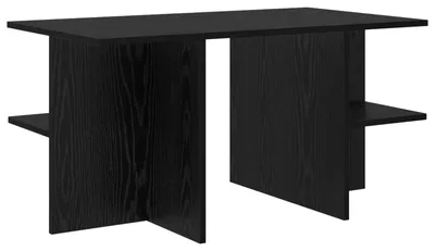 Zdjęcie produktu dla Stolik kawowy Czarny dąb 87 x 50 x 45 cm Drewno inżynieryjne