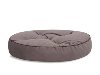 Zdjęcie produktu dla PillowPrim Poduszka podłogowa w stylu japońskim, poduszka do medytacji, poduszka do jogi okrągła poduszka do siedzenia 57x57 brązowa