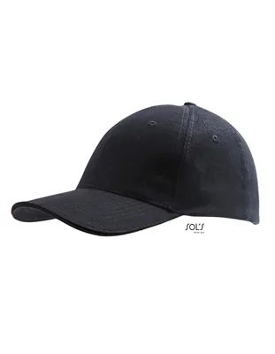 Immagine prodotto di SOLs 88100 | Six Panel Cap Buffalo / Berretto / Beanie / Cappello - Colore: Nero - Taglia: Unica