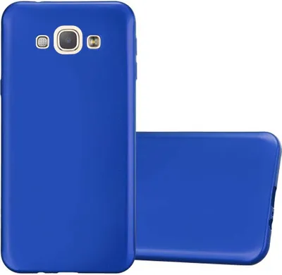 Produktbild von Cadorabo Schutzhülle für Samsung Galaxy A8 2015 Hülle in Blau Handyhülle TPU Silikon Etui Cover Case