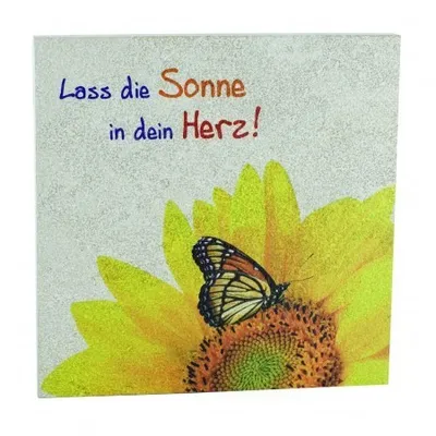 Produktbild von Relief 'Lass die Sonne in dein Herz!'