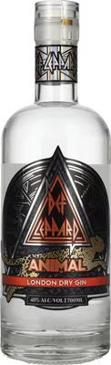 Image de Def Leppard ANIMAL London Dry Gin 40% Vol. 0,7l