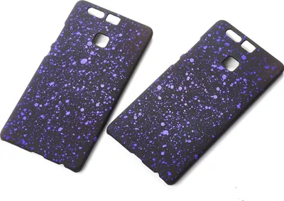 Produktbild von Handy Hülle Schutz Case Bumper Schale für Huawei P9 3D Sterne Lila