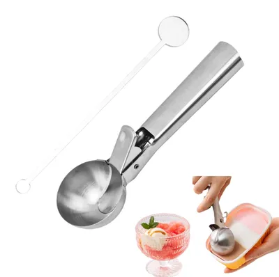 Eisportionierer aus Edelstahl 4,8 cm mit Auswerfer