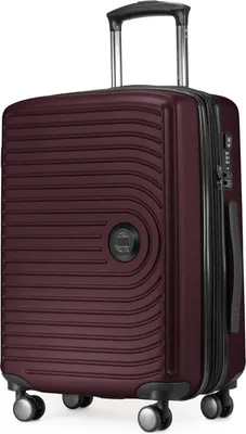 Produktbild von HAUPTSTADTKOFFER Mitte - Handgepäck Trolley erweiterbar Koffer 4 Rollen 55x40x23 cm Cary-On suitcase Hand Luggage 55 L Hardcase Bordgepäck Lufthansa EasyJet Eurowings, travel bags XL Dehnfalte,Burgund