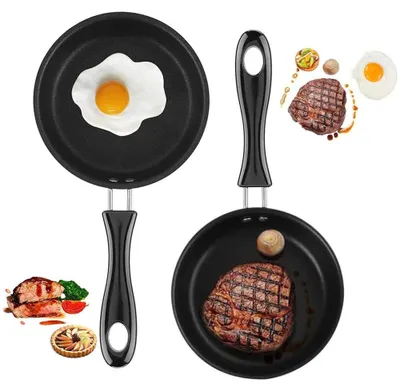 Produktbild von Mini-Bratpfanne – Antihaft-Eierpfanne, 12,7 cm, Set mit 2 Stück