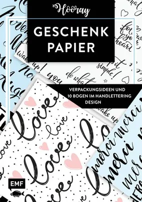 Produktbild von Das Geschenkpapier-Set - Hooray: Verpackungsideen und 10 Bogen im Handlettering Design