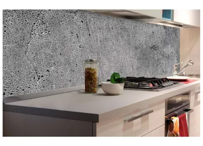 Produktbild von Küchenrückwand Folie selbstklebend BETON 180 x 60 cm - Klebefolie - Dekofolie - Spritzschutz für Küche -