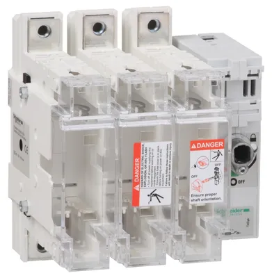 Obrázok produktu pre Odpojovač so poistkami Schneider Electric TeSys GS2N, 3-pólový, 250 A, DIN 1 GS2N3