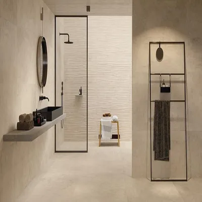 Produktbild von CASA39 Fliesen Betonoptik Beige 100x100 cm Emil Ceramica Fabrika