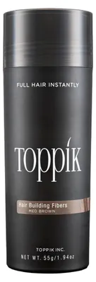 Productafbeelding van Toppik Haarfibres, 55 gram, mediumbruin