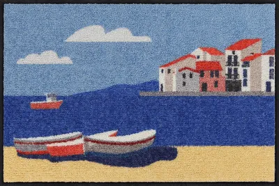 Produktbild von Salonloewe SEASIDE PRADISE Fußmatte Wohnmatte 50 x 75 cm