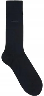 Zdjęcie produktu dla Skarpety męskie bawełniane premium nieuciskowe Hugo Boss czarne - 39-40