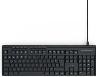 Obrázek produktu pro Drátová klávesnice HAMA CK-200, černá
