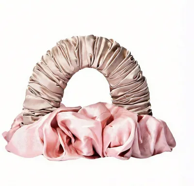 Produktbild von Minicee Hitzelose Lockenwickler Schlafband – Locken ohne Hitze & Haarschutz Rosa