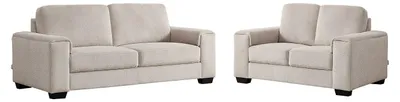 Produktbild von 3-Sitzer und 2-Sitzer Sofas – Strukturstoff – Beige – EMBAPO