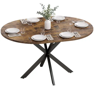 Produktbild von HOMCOM Esstisch Ausziehbar 100/135 x 100cm Esszimmertisch für 6 Personen