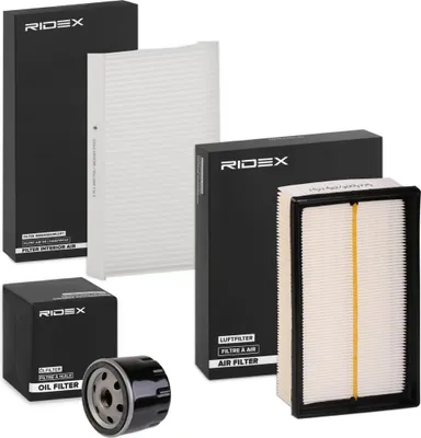 Produktbild von RIDEX Filterset Inspektionspaket Filtersatz für NISSAN JUKE (F15)