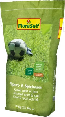 Produktbild von Sportrasen & Spielrasen FloraSelf Rasensamen 10 kg für 400 m²