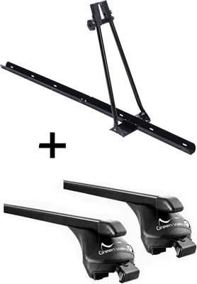 Produktbild von Fahrradträger ORION + Relingträger Quick Stahl L kompatibel mit für Jaguar XF W ab 2013