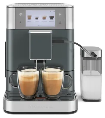 Produktbild von KitchenAid 5KES8558EJP, Espressomaschine, 2,2 l, Kaffeebohnen, Gemahlener Kaffee, Eingebautes Mahlwerk, Grün, Satinierter Stahl