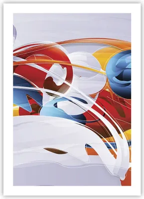 Produktbild von Poster - Poster ohne Rahmen - Abstraktion modern - 50x70 cm - Wand Bild - Wanddeko - Wandbilder - Kunstposter - Wandposter - Bilder - Kunstdruck - Wanddekoration - Wandbild - P2XPA50x70-3529