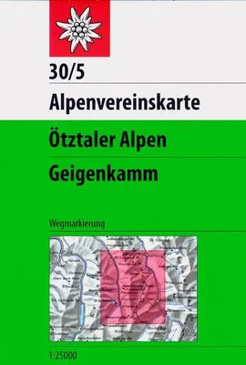 Obrázok produktu pre Ötztalské Alpy, Geigenkamm 1:25 000