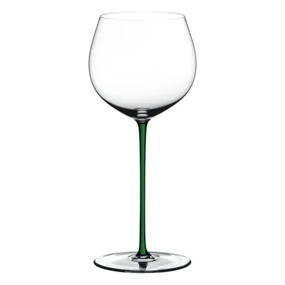 Produktbild von RIEDEL 4900/97G FATTO A MANO Oaked Chardonnay Weinglas - Stiel GRÜN