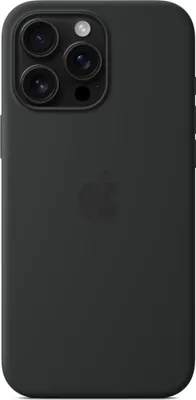 Produktbild von Pouzdro Apple iPhone 16 Pro Max - Silikonové - Měkké pouzdro, zadní kryt - Černé