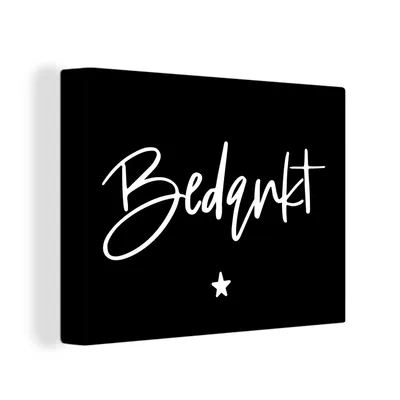 Obrázok produktu pre OneMillionCanvasses® - Maľba na plátne - Obraz na plátne Nástenná maľba na plátne - Citáty - Kolega - Vďaka - Príslovia - 40x30cm - Fotografia na