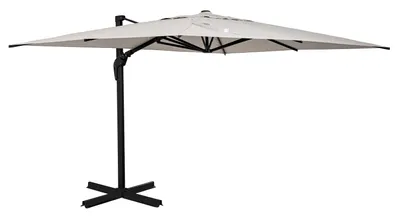Produktbild von Ampel-Sonnenschirm - Grau - Aluminiumgestell - drehbar - 400 x 300 cm