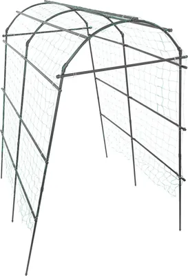 Image de Arche de jardin - Treillis métallique/Arche de mariage - 1,83 × 1,15 × 2,3 m - Résistant à la rouille et aux intempéries - Pour plantes grimpantes et mariages - Noir
