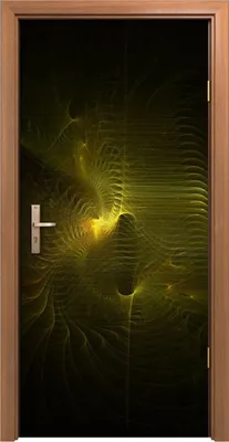 Produktbild von Türposter 90x200 cm Türaufkleber Türtapete Türfolie Klebefolie abstrakte fraktale Malerei
