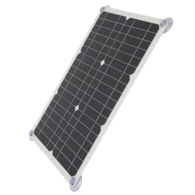 Image de Chargeur de batterie solaire, Chargeur de batterie solaire, Chargeur de panneau solaire, Chargeur solaire 100W, Kit de chargement de panneau solaire