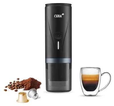 Tragbare Espressomaschine, 20 bar, Akku, für NS-Kapseln und Kaffeepulver