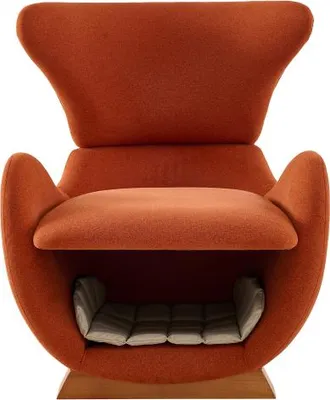 Produktbild von Designer-Loungesessel Ziegelrot Im Walhai-Look 66x69x76cm Haustierfreundlicher Rueckzugsort Katzen Kleine Hunde Einzelsofa Fernsehsessel