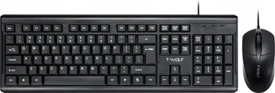 Produktbild von Extralink 2-in-1 Tastatur Maus Set USB kabelgebunden