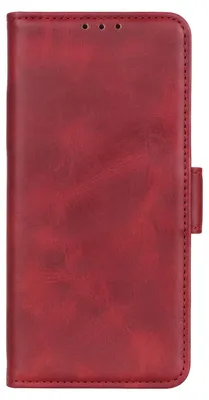 Immagine prodotto di Custodia in pelle effetto vintage per Galaxy A27, con funzione di supporto, colore rosso