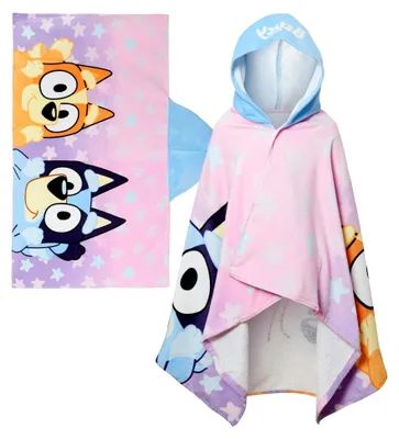 Produktbild von Kapuzenhandtuch für Mädchen, Poncho und Strandtuch