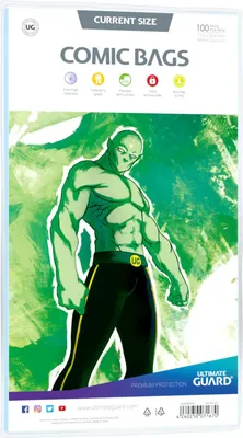 Obrázek produktu pro Ultimate Guard Comic Bags Aktuální velikost (100)