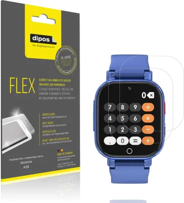Image de 2x Film de protection d'écran pour Alutoria A28, recouvre 100% de l'écran, dipos Flex